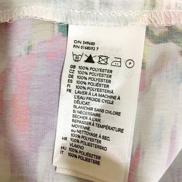 H&M Floral Print Bomber Lightweight Jacket Size 6 - Picture 7 of 8